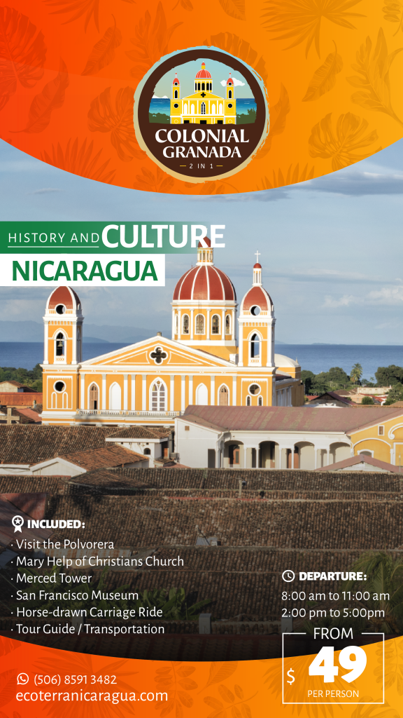 EcoTerra Nicaragua adventure tours exploring active volcanoes and scenic landscapes near Granada